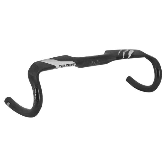 CINTRE ROUTE CONTROLTECH COUGAR CARBONE 31,8 L 44 EXTERIEUR COMPATIBLE CABLE INTERNE REACH 78mm HAUT 125mm