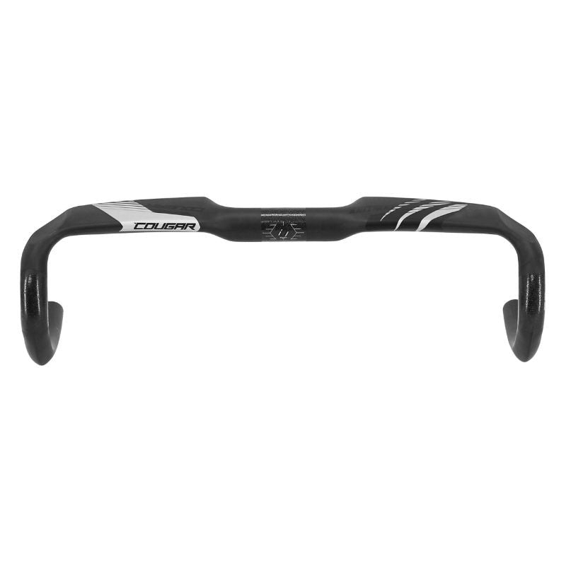 CINTRE ROUTE CONTROLTECH COUGAR CARBONE 31,8 L 44 EXTERIEUR COMPATIBLE CABLE INTERNE REACH 78mm HAUT 125mm