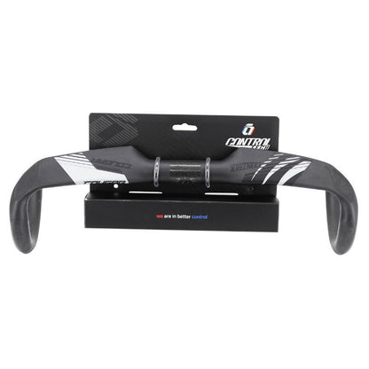 CINTRE ROUTE CONTROLTECH COUGAR CARBONE 31,8 L 44 EXTERIEUR COMPATIBLE CABLE INTERNE REACH 78mm HAUT 125mm