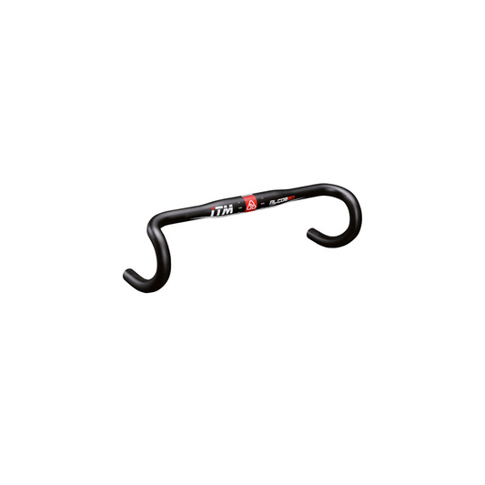 CINTRE ROUTE ITM ALCOR ALU NOIR 31,8 L 42 EXTERIEUR 295g DECO ROUGE/BLANC