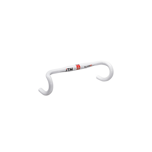 CINTRE ROUTE ITM ALCOR ALU BLANC 31,8 L 44 EXTERIEUR 295g DECO ROUGE/NOIR