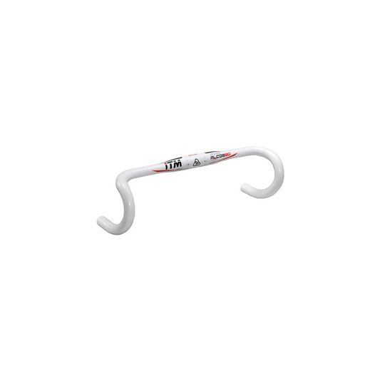 CINTRE ROUTE ITM ALCOR WING ALU PROFIL AILE BLANC 31,8 L 46 EXTERIEUR 295g DECO ROUGE/NOIR