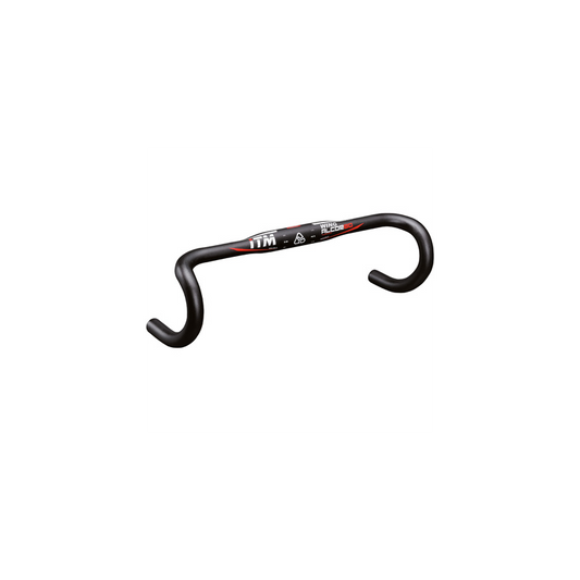 CINTRE ROUTE ITM ALCOR WING ALU PROFIL AILE NOIR 31,8 L 42 EXTERIEUR 295g DECO ROUGE/BLANC