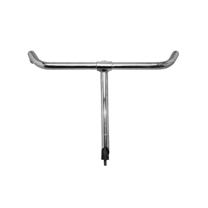 CINTRE CITY ERGOTEC PORTEUR HOLLAND AVEC POTENCE PLONGEUR D.22,2 ACIER CHROME L525mm