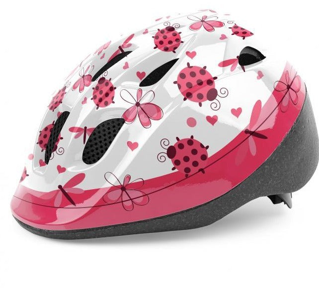 Casque enfant coccinelle
