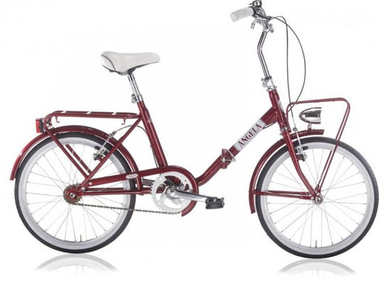 Vélo pliant angela rouge