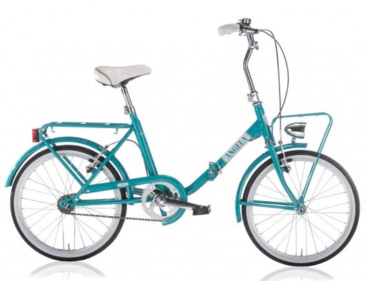 Vélo pliant angela turquoise