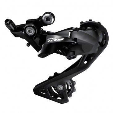 DERAILLEUR ROUTE ARRIERE SHIMANO 11V. 105 R7000 NOIR DOUBLE GRANDE CHAPE