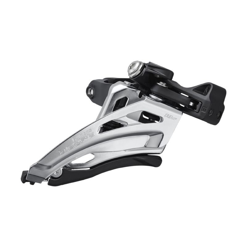 DERAILLEUR VTT AVANT SHIMANO DEORE M4100 2x10 COLLIER BAS 28.6 à 34.9 TIRAGE AVANT