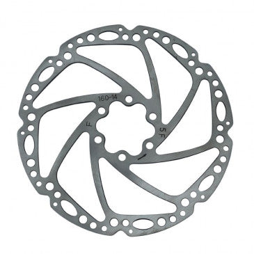 DISQUE DE FREIN VTT 6 TROUS TEKTRO BRAKE 160mm ARGENT