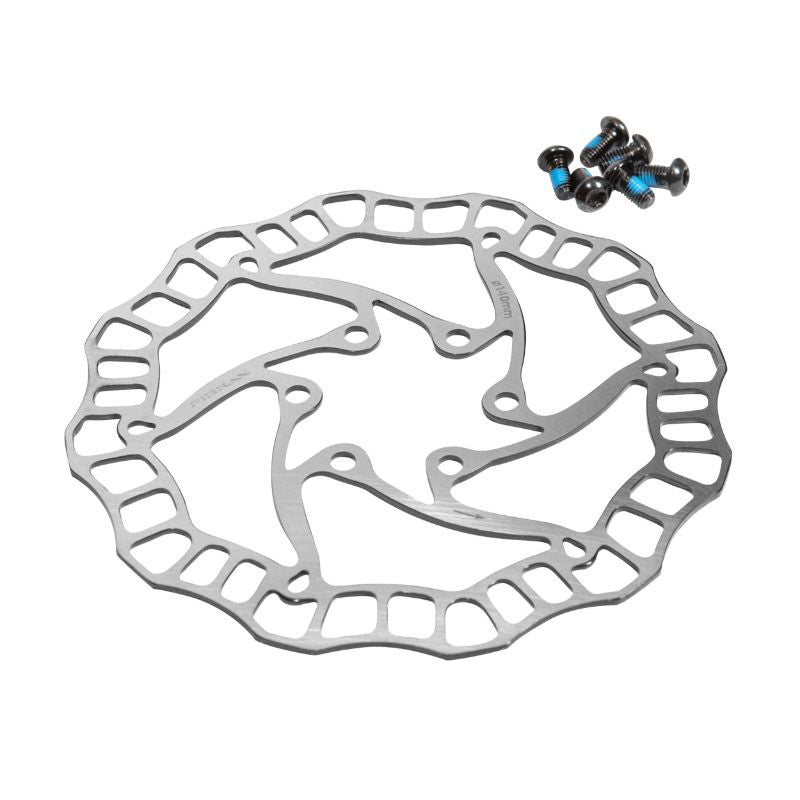 DISQUE DE FREIN VTT 6 TROUS FIBRAX LIGHT COMPATIBLE SHIMANO ET AUTRES 140mm