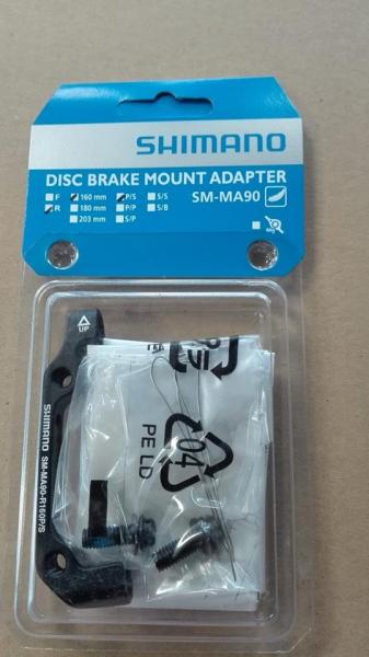 Shimano disc brake caliper adaptor