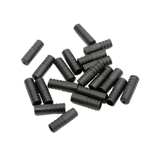 EMBOUT DE GAINE DERAILLEUR 4 mm - LONG 17 mm PLASTIQUE (SACHET DE 50) -FIBRAX-