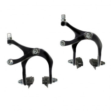 ETRIER FREIN ROUTE/FIXIE NOIR POUR ROUE 700 (PAIRE) HAUTEUR 45-59mm