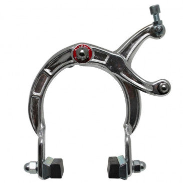 ETRIER FREIN BMX P2R AVEC AXE AVANT 75mm + AXE ARRIERE 50mm (A L'UNITE)