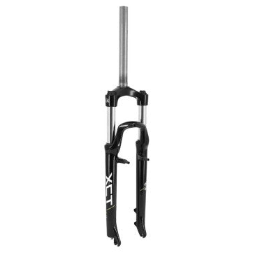 FOURCHE VTT 29" SUNTOUR XCT V3 MLO ALU NOIR 100mm POUR FREIN A DISQUE ET V-BRAKE PIVOT LISSE 1"1/8-28,6 EXTERIEUR