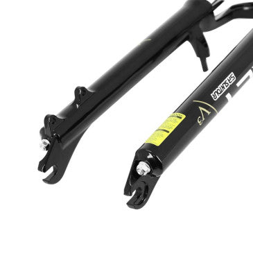 FOURCHE VTT 29" SUNTOUR XCT V3 MLO ALU NOIR 100mm POUR FREIN A DISQUE ET V-BRAKE PIVOT LISSE 1"1/8-28,6 EXTERIEUR