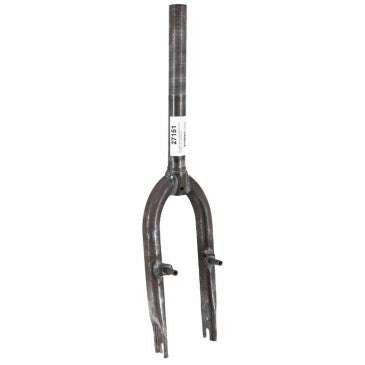 FOURCHE BMX 16" ACIER BRUTE A PEINDRE PIVOT FILETE 1"-22.2 INTERIEUR
