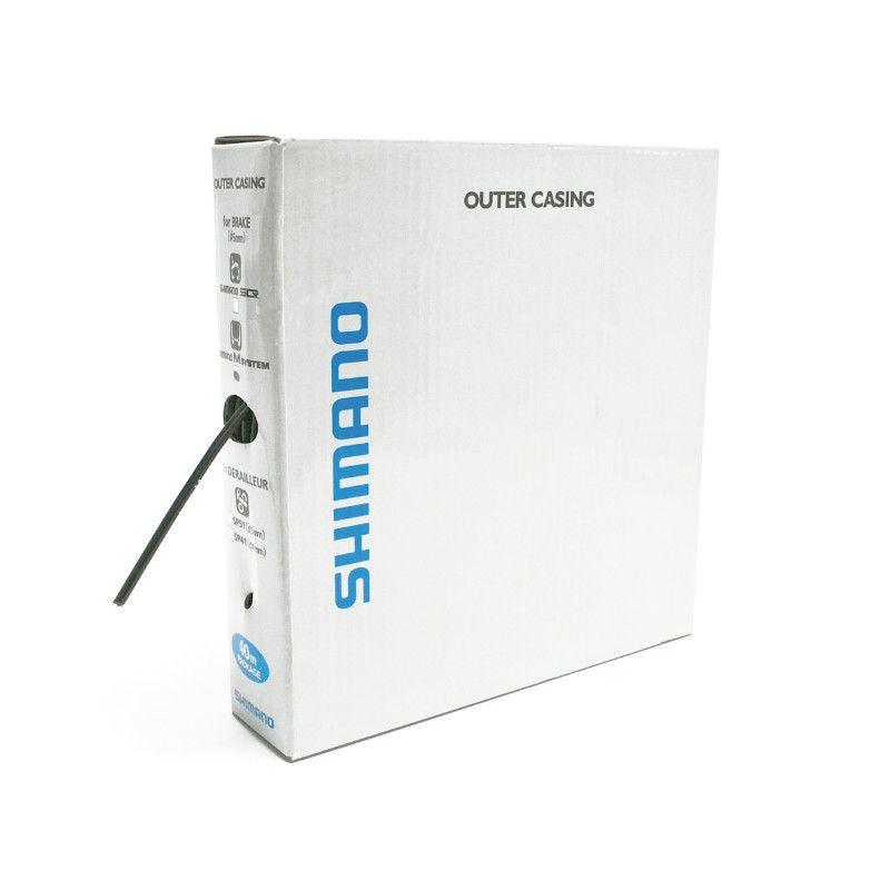 GAINE DE FREIN SHIMANO MSYSTEM NOIR VTT 5mm (ROULEAU DE 40M)