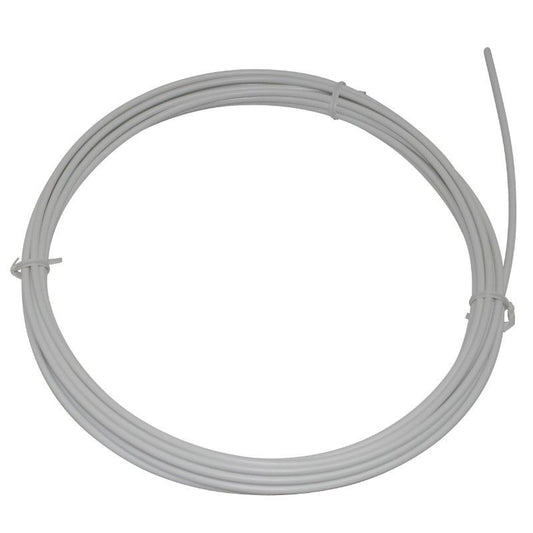 GAINE DE FREIN ACTION BLANC AVEC LINER TEFLON SLR 5mm (ROULEAU DE 7,50M)