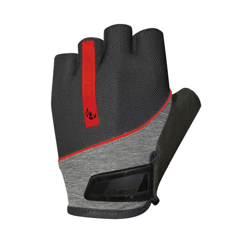 Gants noir déco rouge