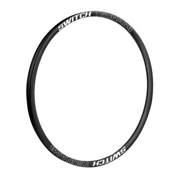 JANTE VTT 29" SWITCH TSUNAMI DISC POUR GRAVITY/ENDURO NOIR 32T. TUBELESS READY DOUBLE PAROI - 622x27c
