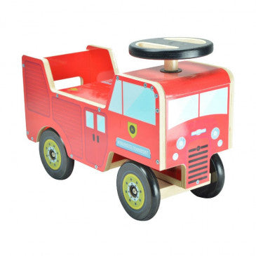 Jouet bois kiddimoto pompier