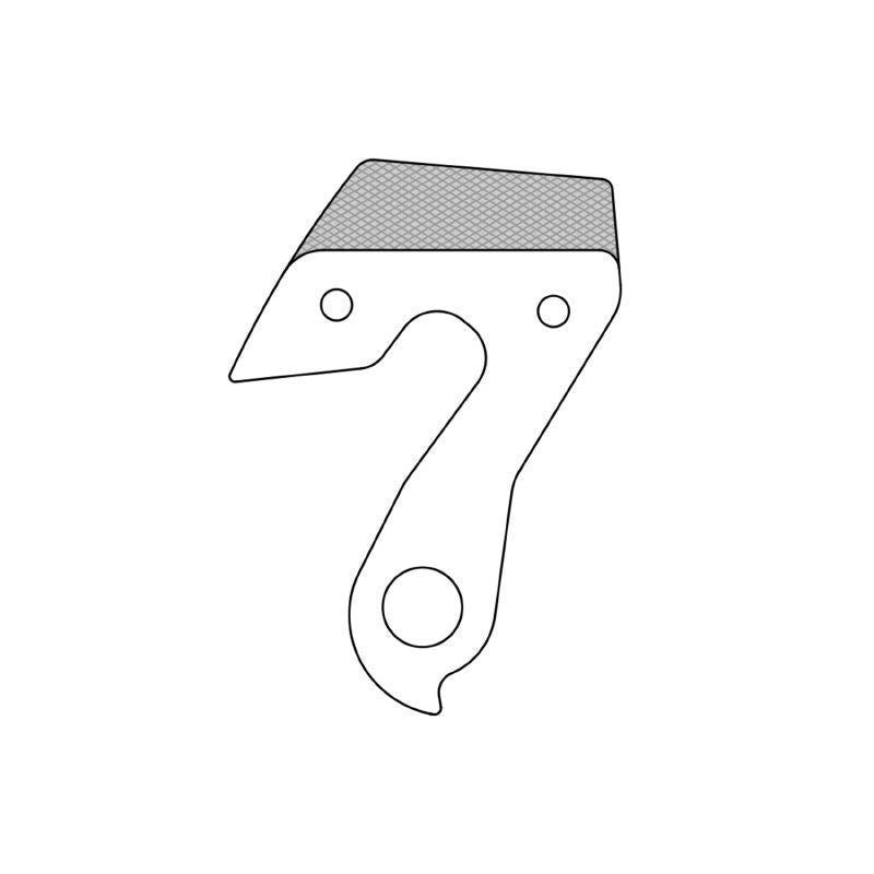 PATTE DE DERAILLEUR ALU BERGAMONT GH-272 (VENDU A L'UNITE)