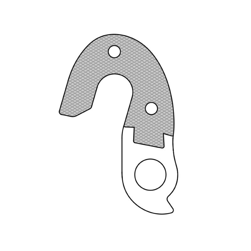 PATTE DE DERAILLEUR ALU CUBE GH-285 (VENDU A L'UNITE)