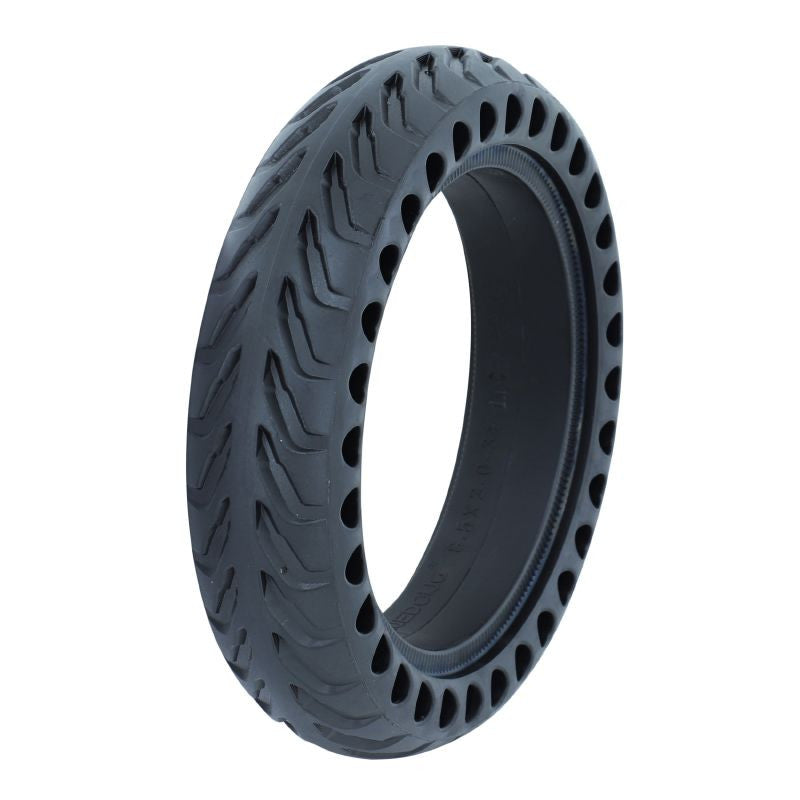 PNEU TROTTINETTE 8.5 X 2.00 NID ALVEOLE NOIR TR ANTI-CREVAISON - PNEU PLEIN