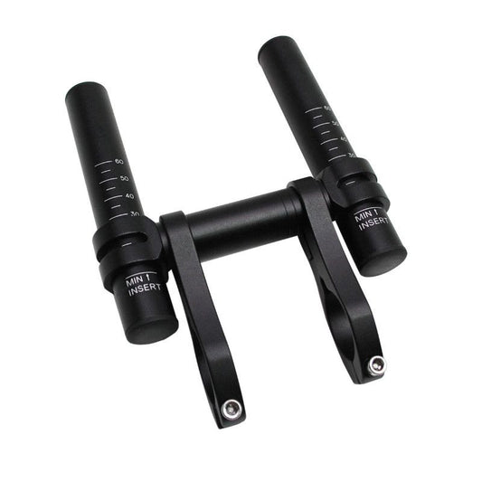 PROLONGATEUR DE CINTRE CONTRE LA MONTRE 31,8-25,8 ALU NOIR MAT STYLE MINI-SUB8 280g (PAIRE)