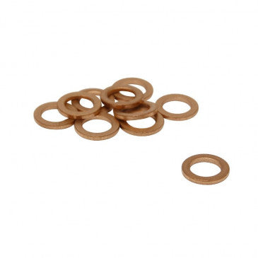 JOINT POUR KIT HYDRAULIQUE BRAKCO (VENDU PAR 10) - diamètre : 6mm intérieur et 9mm extérieur