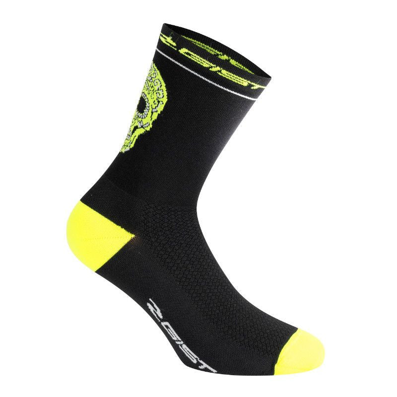 Chaussettes gist noir jaune crane