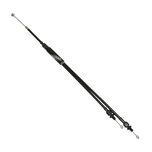 TRANSMISSION FREIN VELO BMX FIBRAX SUPERIEUR DU LEVIER AU ROTOR (CABLE+GAINE) 400mm -FILETAGE 6+7mm
