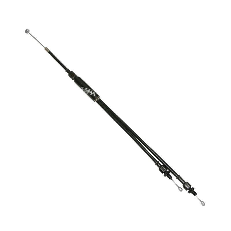 TRANSMISSION FREIN VELO BMX FIBRAX SUPERIEUR DU LEVIER AU ROTOR (CABLE+GAINE) 475mm -FILETAGE 6+7mm