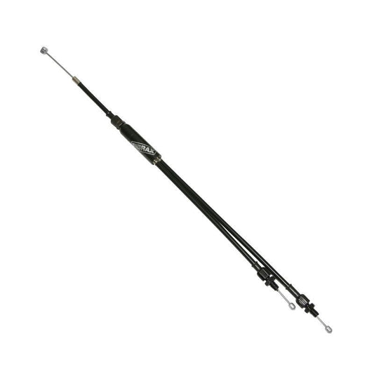 TRANSMISSION FREIN VELO BMX FIBRAX SUPERIEUR DU LEVIER AU ROTOR (CABLE+GAINE) 475mm -FILETAGE 6+7mm