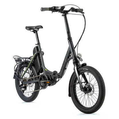 VELO ELECTRIQUE/VAE PLIANT CITY 20 LEADER FOX HARLAN 2021 MIXTE GRIS MAT 7V MOTEUR CENTRAL BAFANG M300 36V 80Nm BATTERIE 14Ah