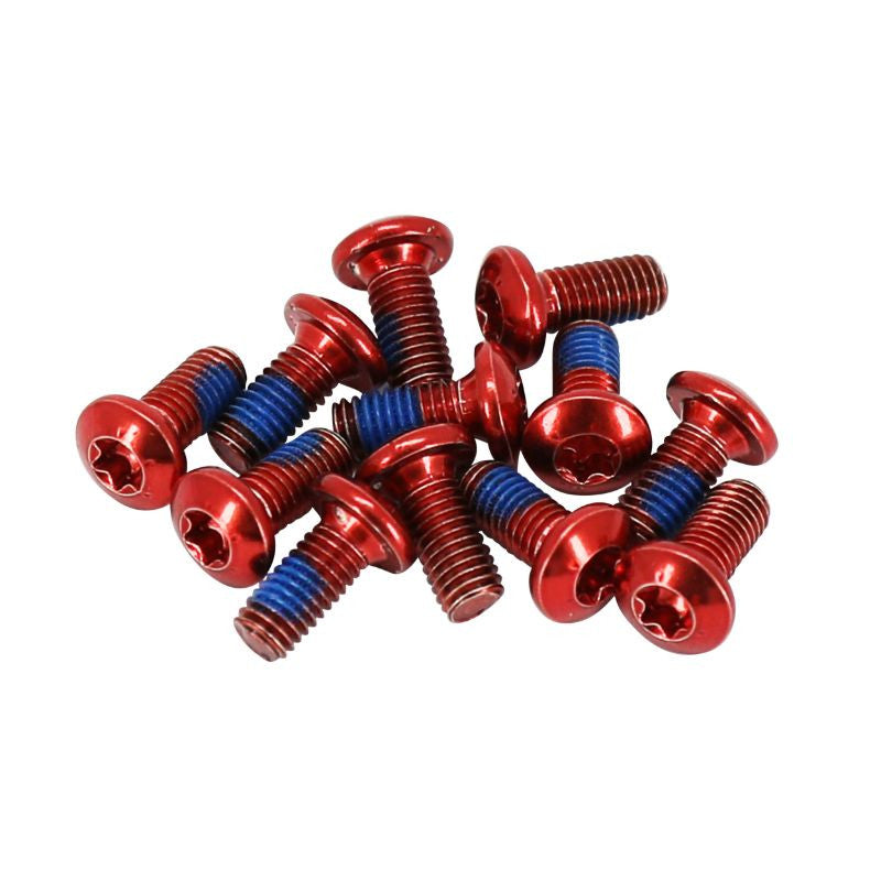 VIS DISQUE DE FREIN TROTTINETTE DIAM 4,6 mm ROUGE (VENDU PAR 12)