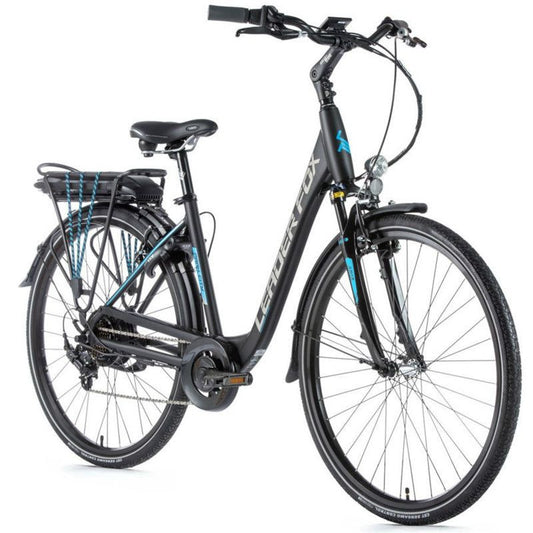 Vélo électrique noir bleu park