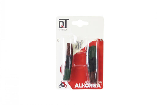 Caoutchoucs (2 pair) patins de frein V-brake inbus Tricolor (blister)
