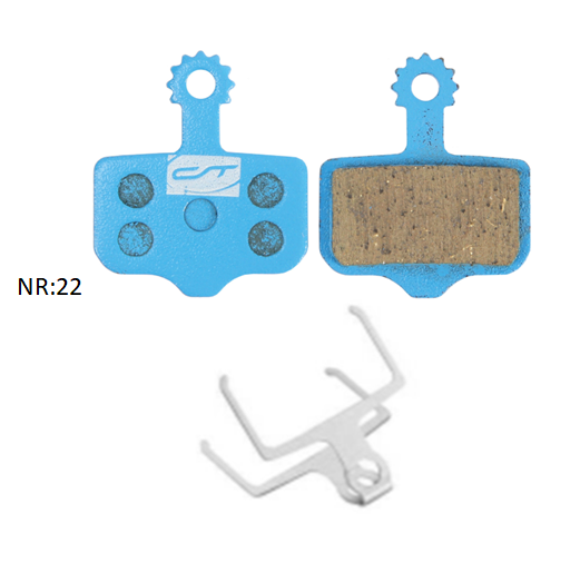TOUR Disc brake pads AVID/SRAM CBP-340, Avid Elixir Serie XX - XO, Trickstuff C21, Sram TL Level